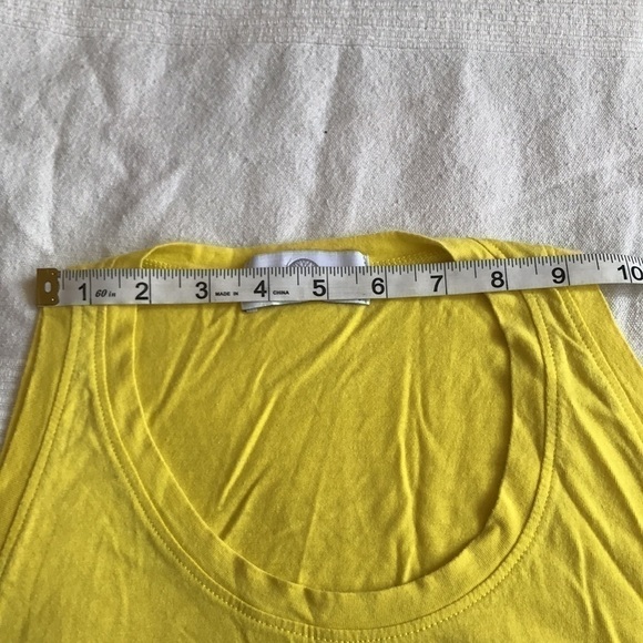 SOULCYCLE Yellow Muscle Tank Size Large - Picture 5 of 8
